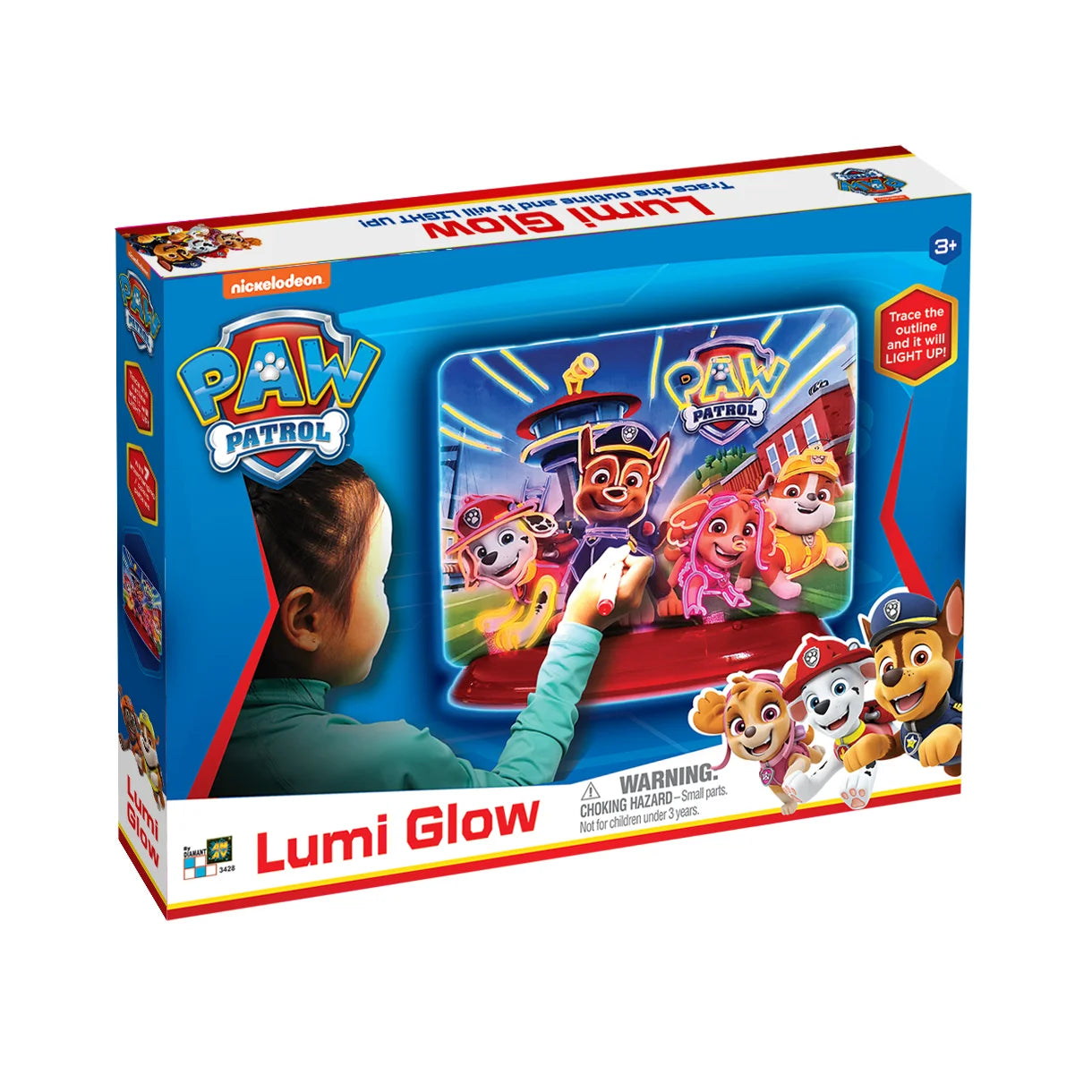 Paw Patrol Natlampe/Dekoration - Lumi Glow