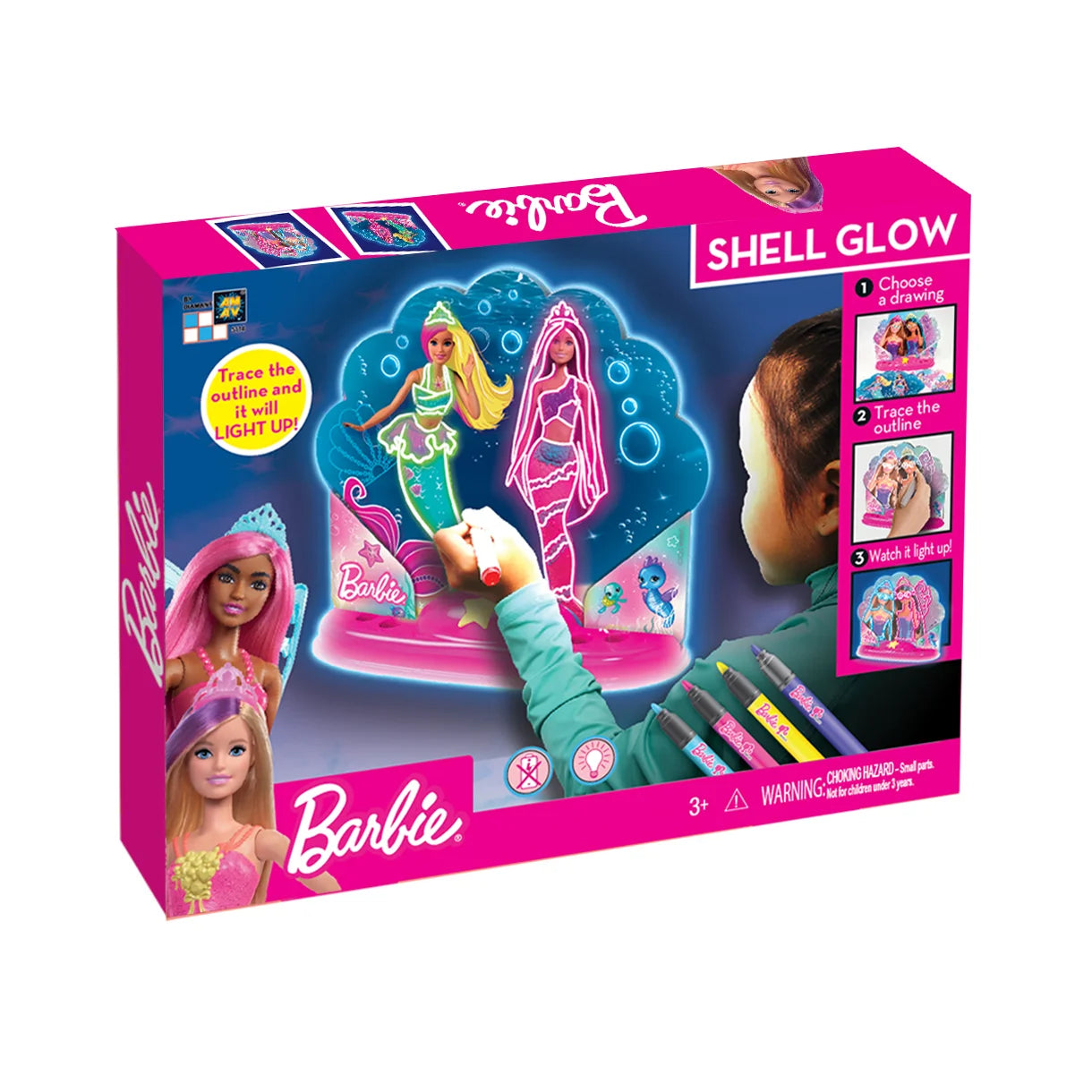 Barbie Natlampe/Dekoration - Shell Glow