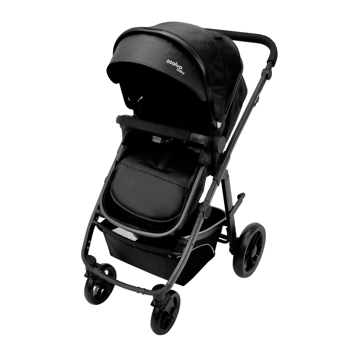 Asalvo Klapvogn Sæt Travel System Oslo 2, sort