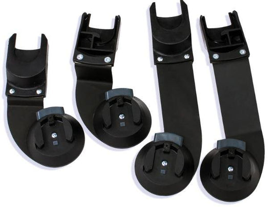 Indie Twin Car Seat Adapters for Maxi Cosi, Cybex, Nuna & Clek (Set)