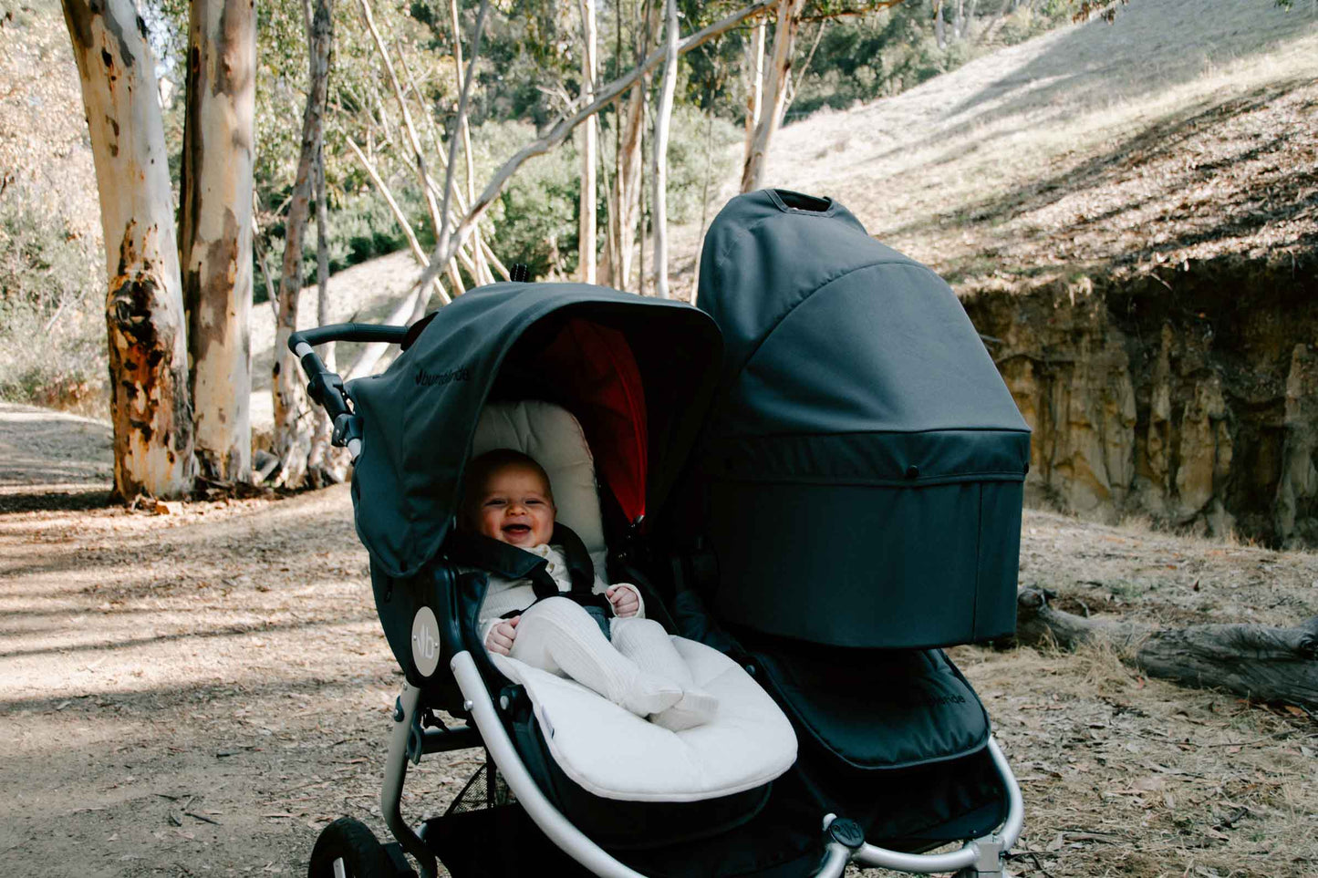 Bumbleride Siddeunderlag Vendbar, Økologisk Kollektion/Natur